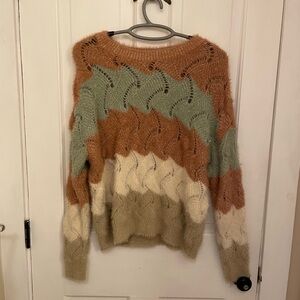 Cozy Multicolor Knit Sweater